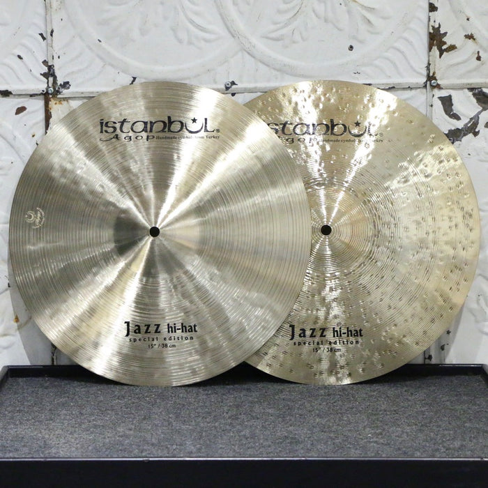 Istanbul Agop Jazz Special Edition Hi-hat Cymbals 15in