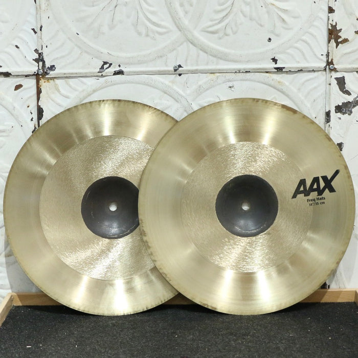 Used Sabian AAX Freq Hi-Hat Cymbals 14in (1000/1372g)