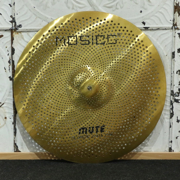 Cymbale crash usagée Mosico Mute 18po