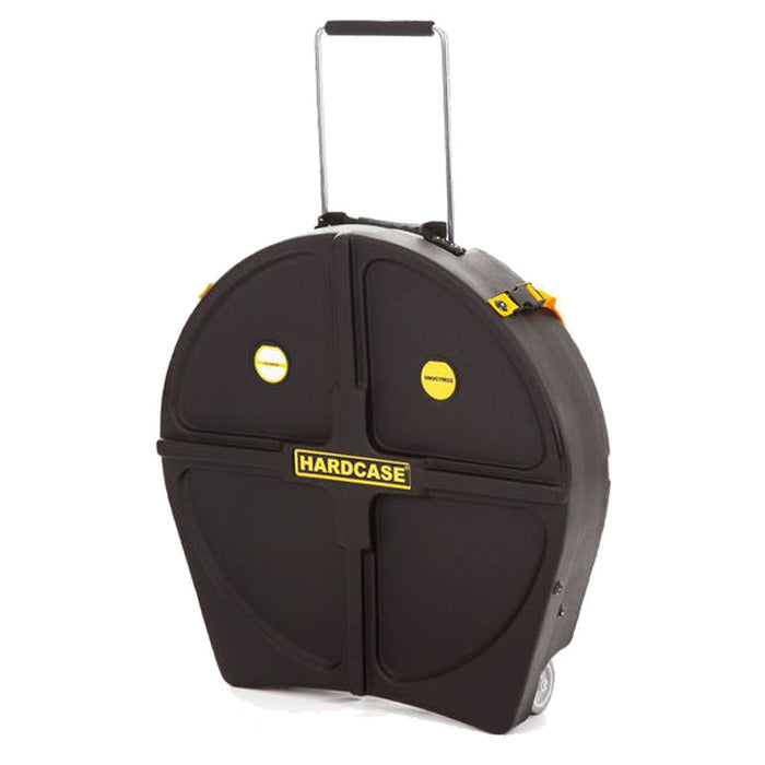 Étui de cymbales rigide Hardcase 22po avec roues - noir