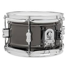 PDP Concept Black Nickel Over Steel Snare Drum 10X6in