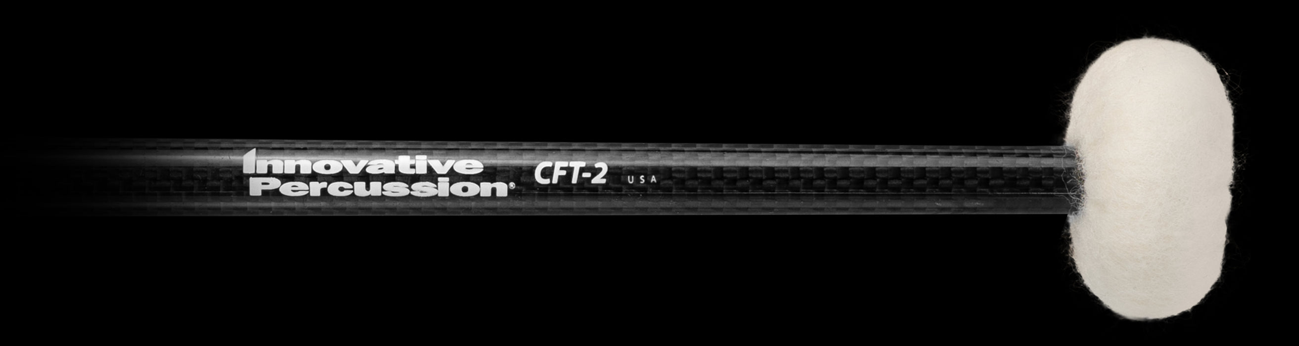 Innovative Percussion Carbon Fiber Timpani Mallet Series CFT-2 (Soft Weighted Roller) - Timpano-percussion