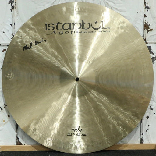 Istanbul Agop Mel Lewis Ride Cymbal 22in (2424g) - Timpano - percussion
