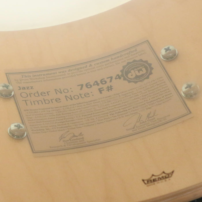 Used DW Jazz Series Snare Drum 14X6.5in