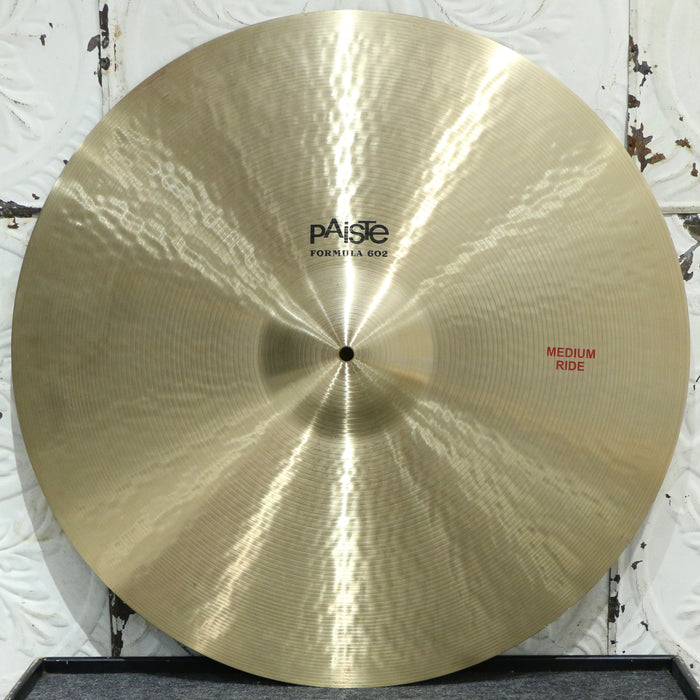 Cymbale ride usagée Paiste Formula 602 Medium 24po (3936g)