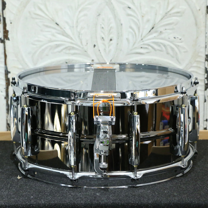Used Pearl Sensitone Brass Snare Drum 14X6.5in