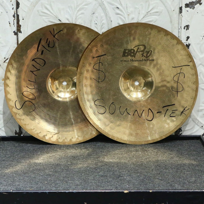 Cymbales hi-hat usagées Sabian B8Pro Medium 14po