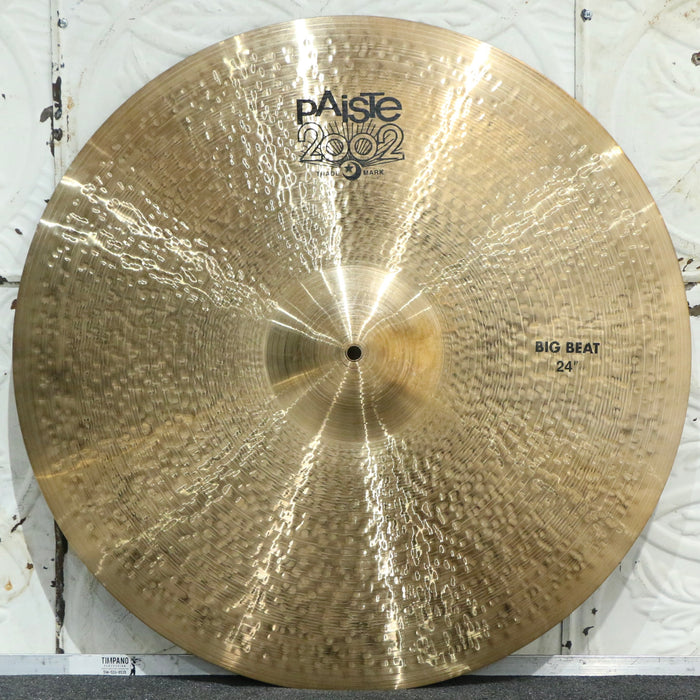 Cymbale ride usagée Paiste 2002 Big Beat 24po (2798g)