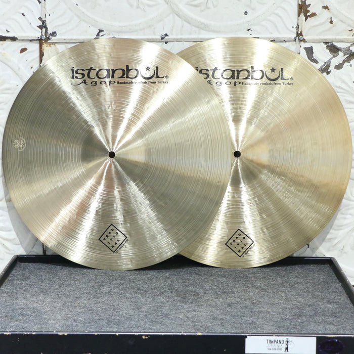 Cymbales hi-hat Istanbul Agop Traditional Dark 17po (1228/1410g)