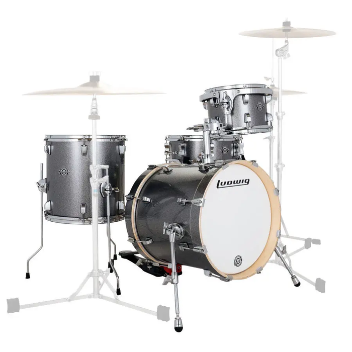 Batterie Ludwig Breakbeats by Questlove (fûts seuls), 4 pièces (16, 10, 13, CC)