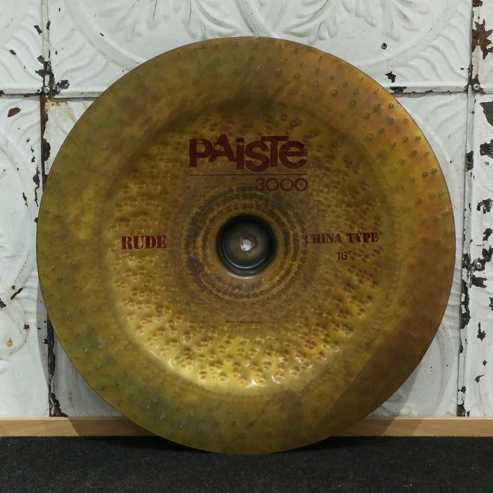 Used Paiste 3000 Rude China Cymbal 18in (1365g) - Timpano-percussion