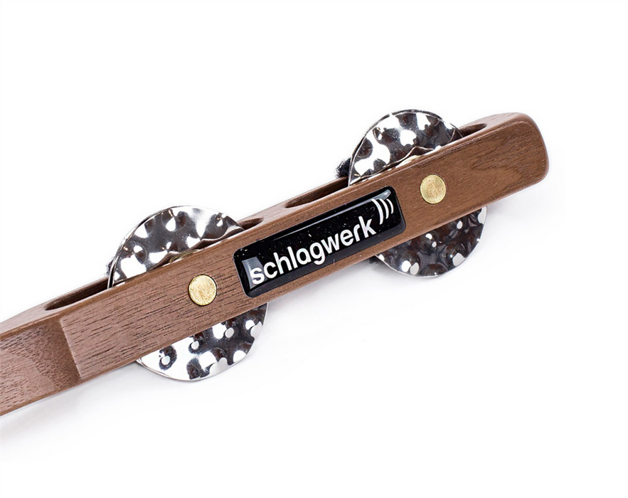 Schlagwerk Jingle Stick Rapid Hammered Stainless Steel jingles