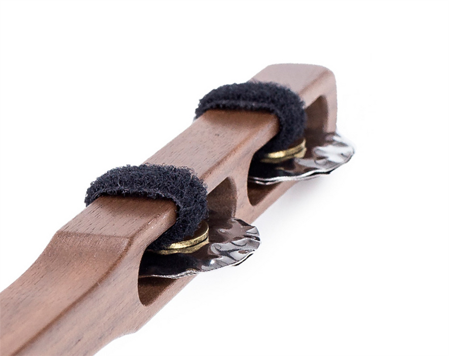 Schlagwerk Jingle Stick Rapid Hammered Stainless Steel jingles