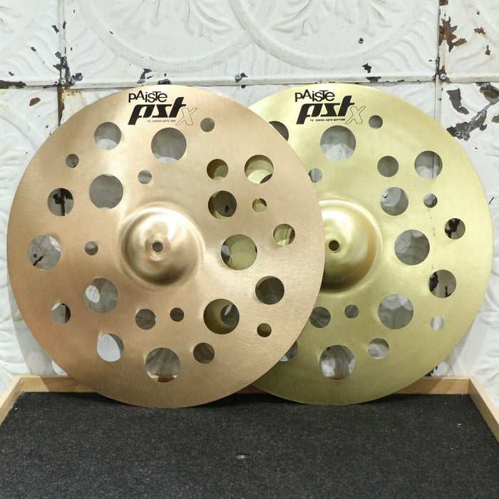 Used Paiste PSTX Swiss Hi-Hat Cymbals 16in (806/806g)