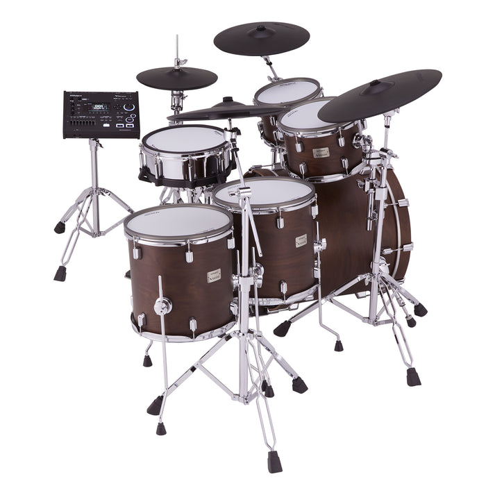 Roland Flagship VDRUMS Acoustic Design with V71 module SATIN WALNUT