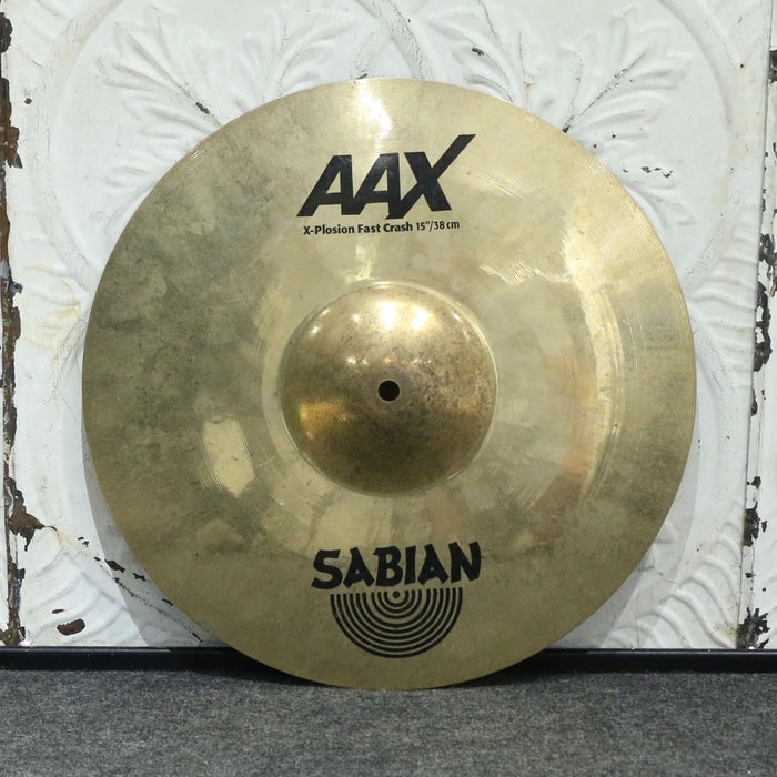 Used Sabian AAX X-Plosion Fast Crash Cymbal 15in (722g)