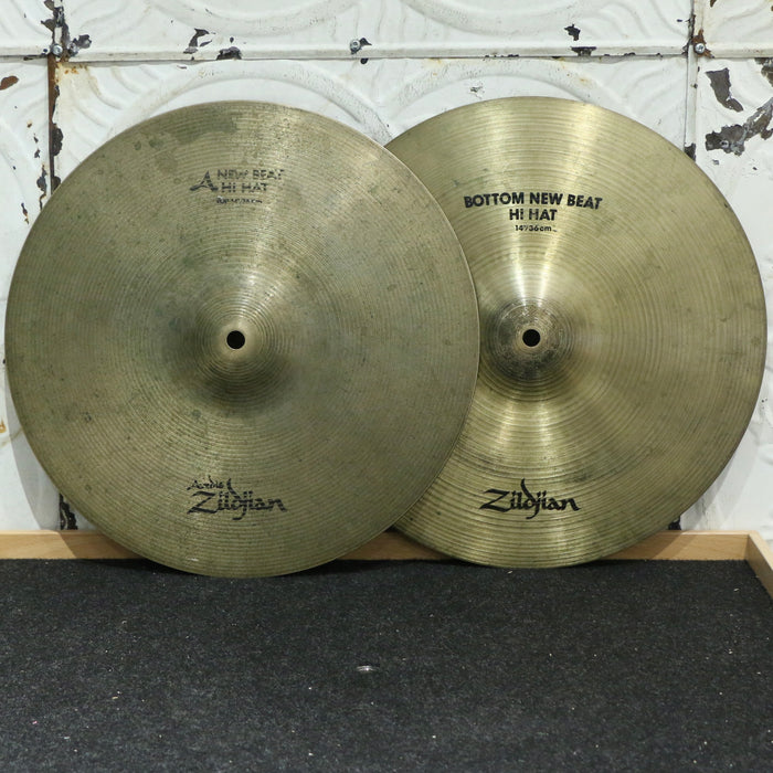 Used Zildjian A New Beat Hi-Hat Cymbals 14in (1126/1358g)