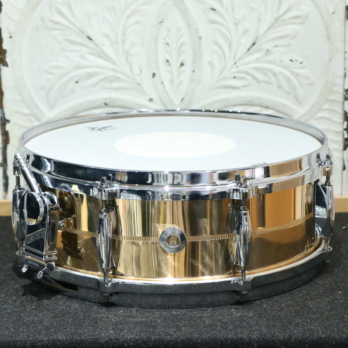 Used Gretsch USA Custom Bronze Snare Drum 14X5in