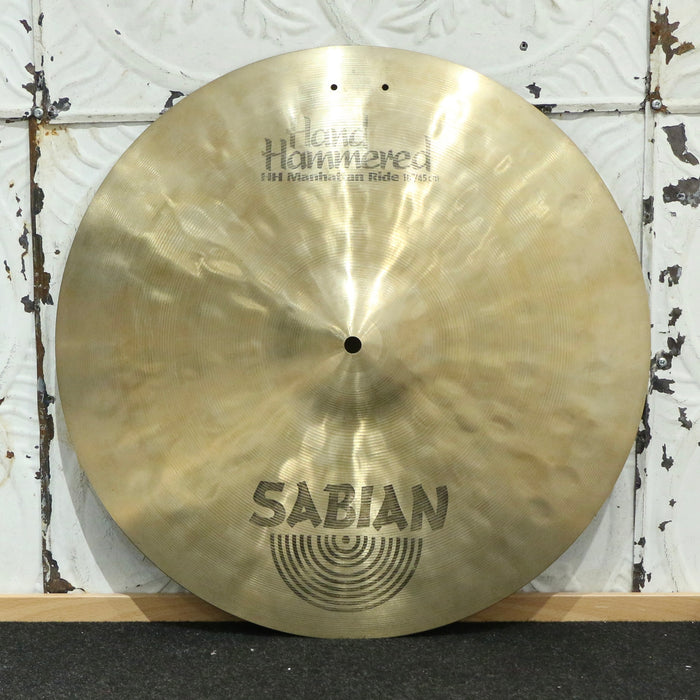 Cymbale ride usagée Sabian HH Manhattan 18po (1418g)