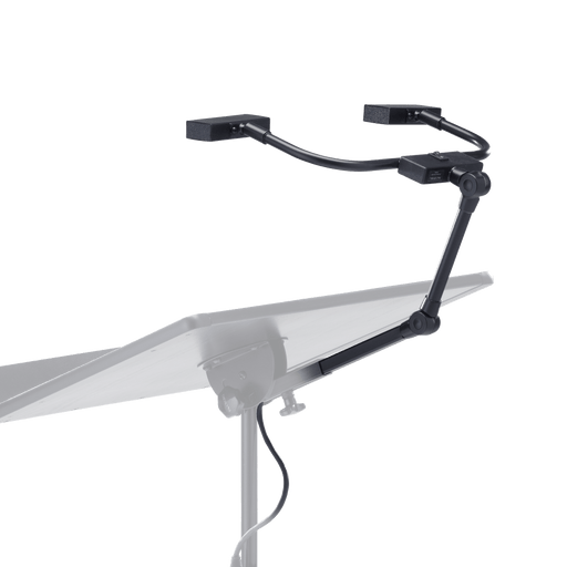 Kolberg 4320DLSD - 230.3000K Conductor's Music Stand Twin Lamp, LED 24 V, dimmable - Timpano - percussion