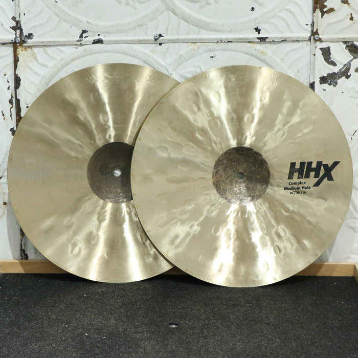 Cymbales hi-hat usagées Sabian HHX Complex 14po (1020/1322g)