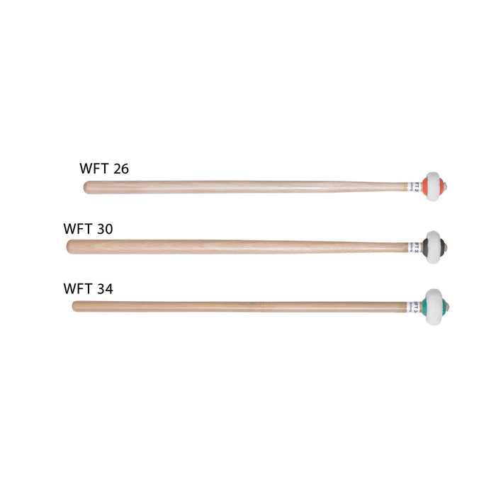 Kolberg WFT26 Viennese flannel timpani mallets - tonkin shaft