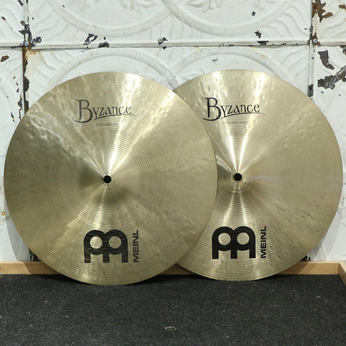 Cymbales hi-hat usagées Meinl Byzance Traditional Thin 14po (834/1248g)