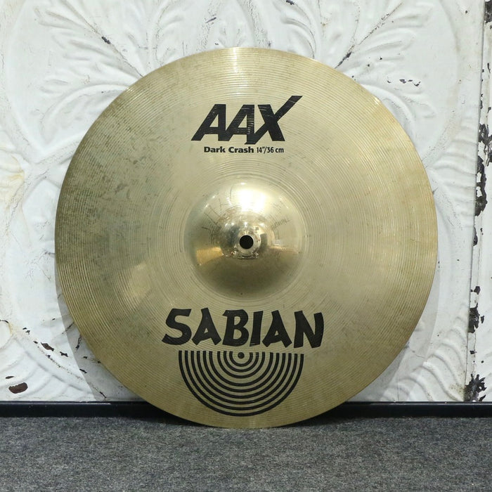 Used Sabian AAX Dark Crash Cymbal 14in (618g)