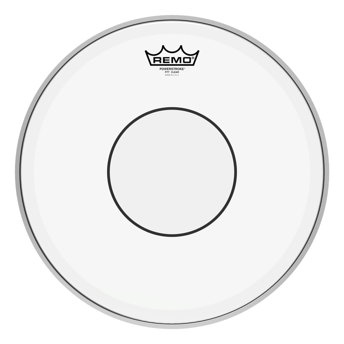 Remo Batter Powerstroke 77 Clear 14in Diameter Clear Dot