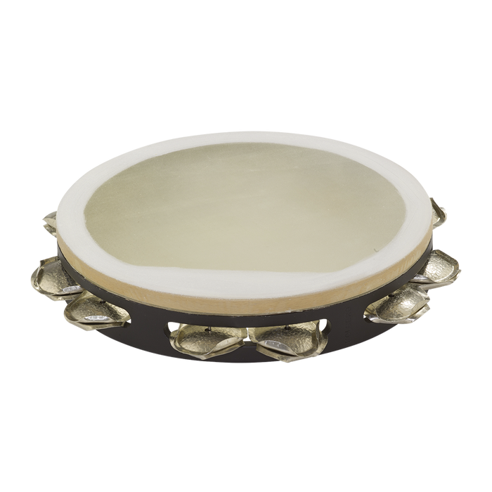 Kolberg 2025N tambourine with natural head nickel 1 row 10in