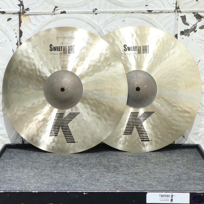 Zildjian K Sweet Hi-Hat Cymbals 15in (1100/1650g)