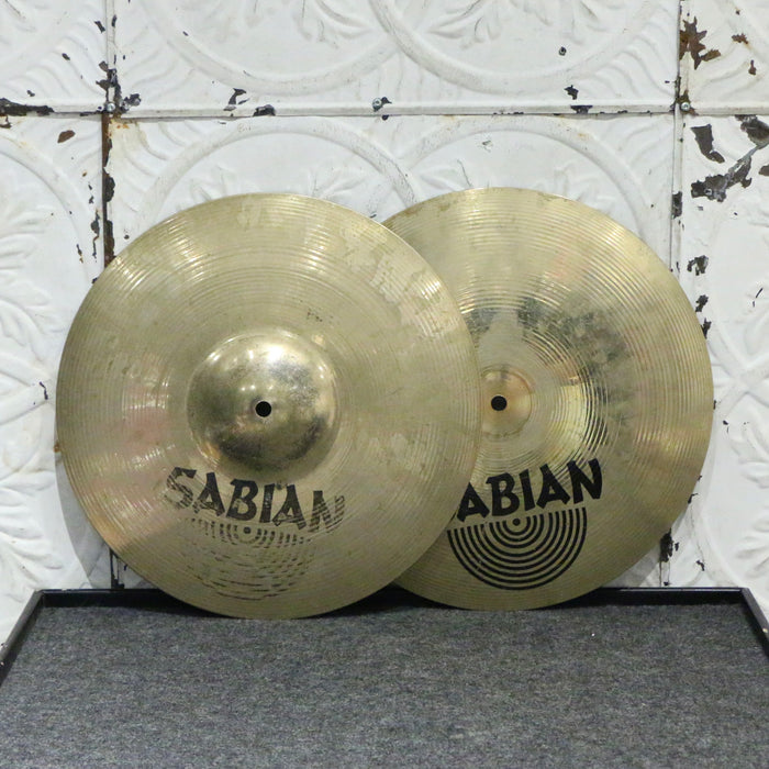 Used Sabian AA El Sabor Hi-hat Cymbals 14in (1398/1468g)