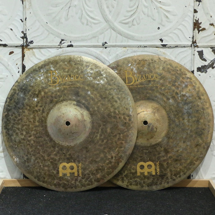 Meinl Byzance Extra Dry Medium Thin Hi-Hat Cymbals 15in (796/1370g)