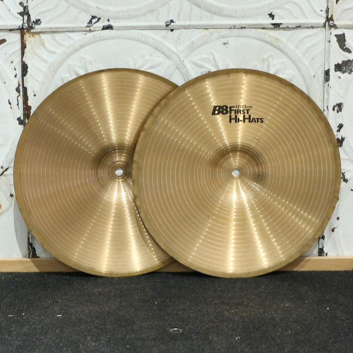 Cymbales hi-hat usagées Sabian B8 First 13po (822/976g)