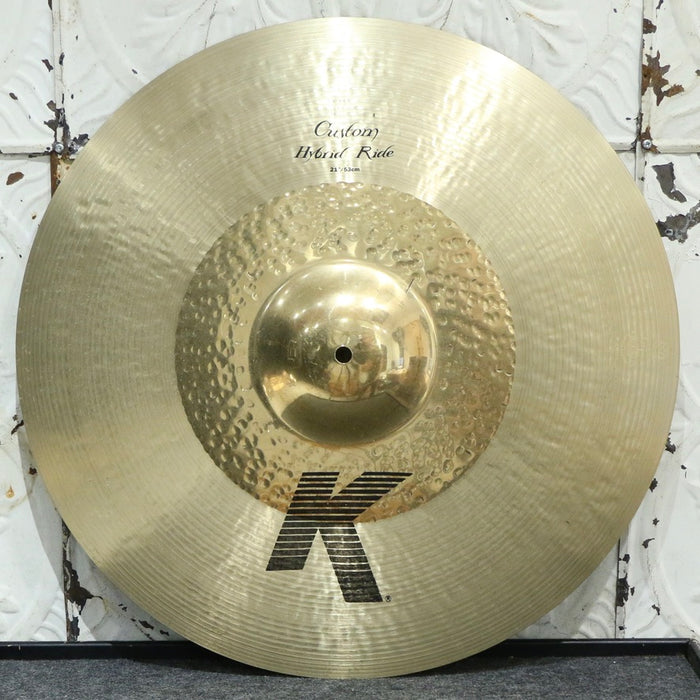Used Zildjian K Custom Hybrid Ride Cymbal 21in (3128g)