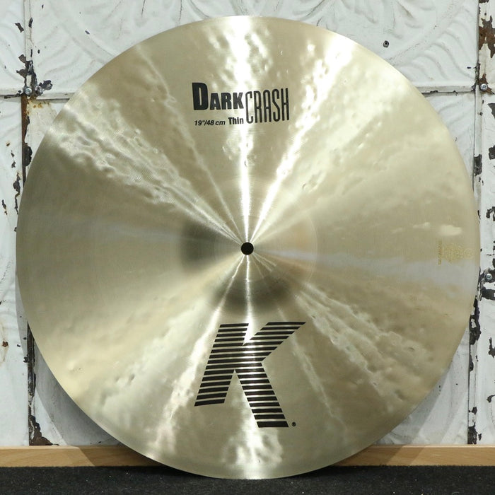 Zildjian K Dark Thin Crash Cymbal 19in (1520g)