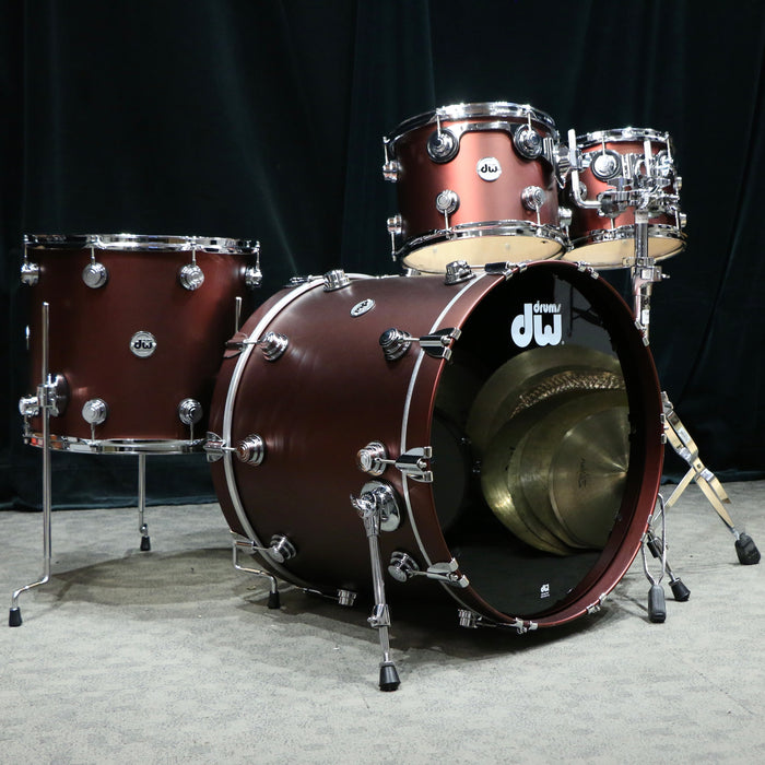 DW Collector's SSC Maple Drum Kit 22-10-12-16in - Root Beer Metallic