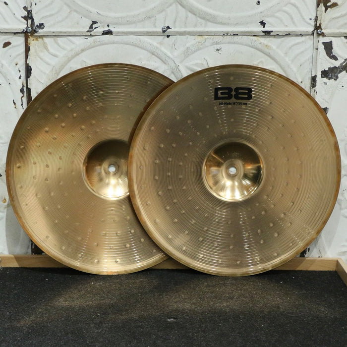 Used Sabian B8 Hi-Hat Cymbals 14in (970/1136g)