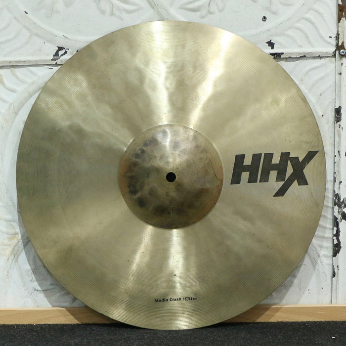 Cymbale crash usagée Sabian HHX Studio 16po (1048g)
