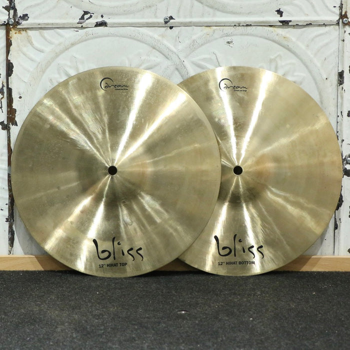 Cymbales hi-hat usagées Dream Bliss 12po (698/798g)