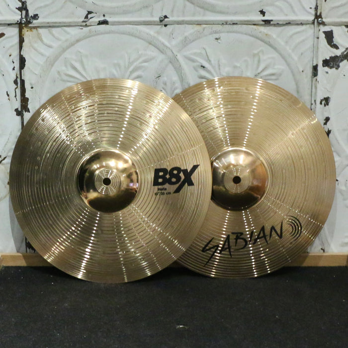 Cymbales hi-hats usagées Sabian B8X 13po