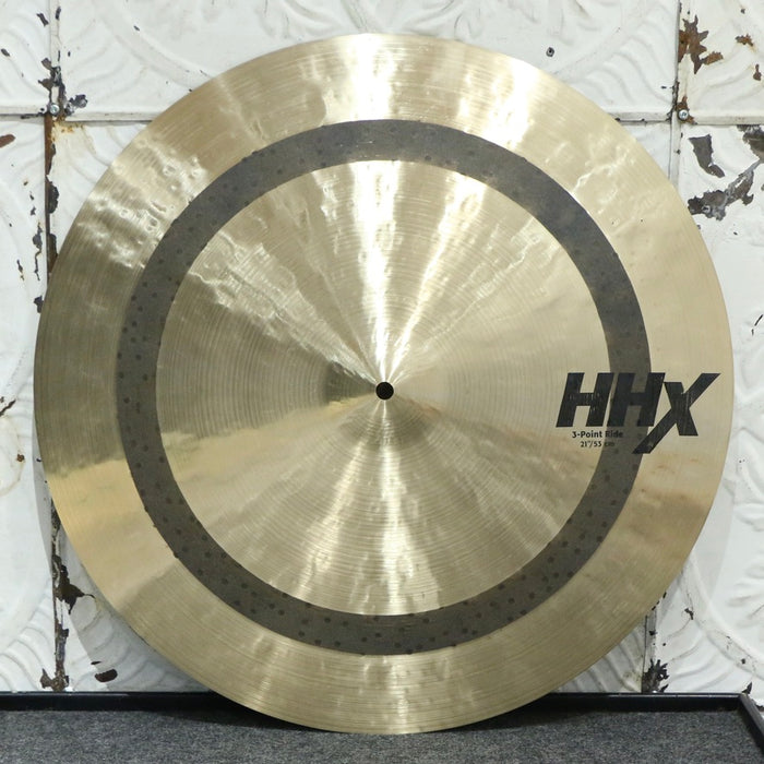 Cymbale ride usagée Sabian HHX 3-Point 21po (2492g)