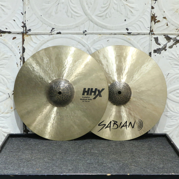 Used Sabian HHX Complex Medium Hi-hats 14in (992/1312g)