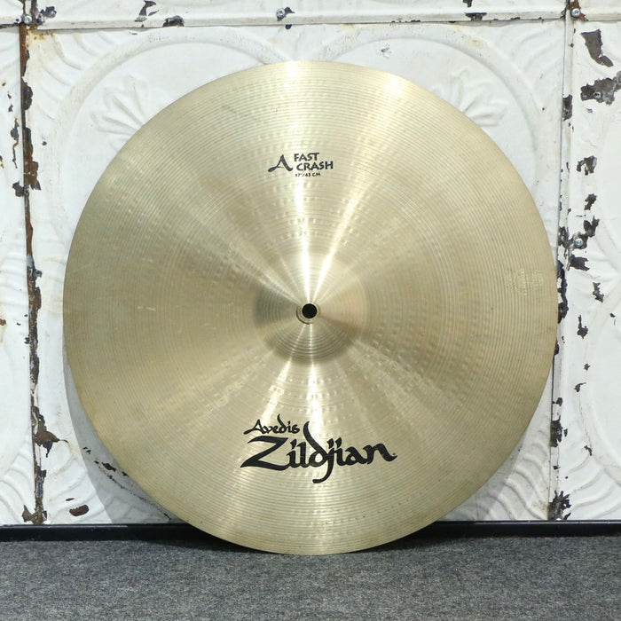 Cymbale crash usagée Zildjian A Fast 17po (1144g)