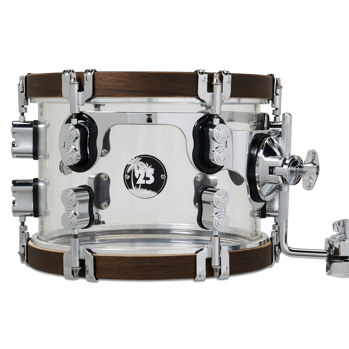 PDP 25th Anniversary Acrylic Drum Kit 22-10-12-16in