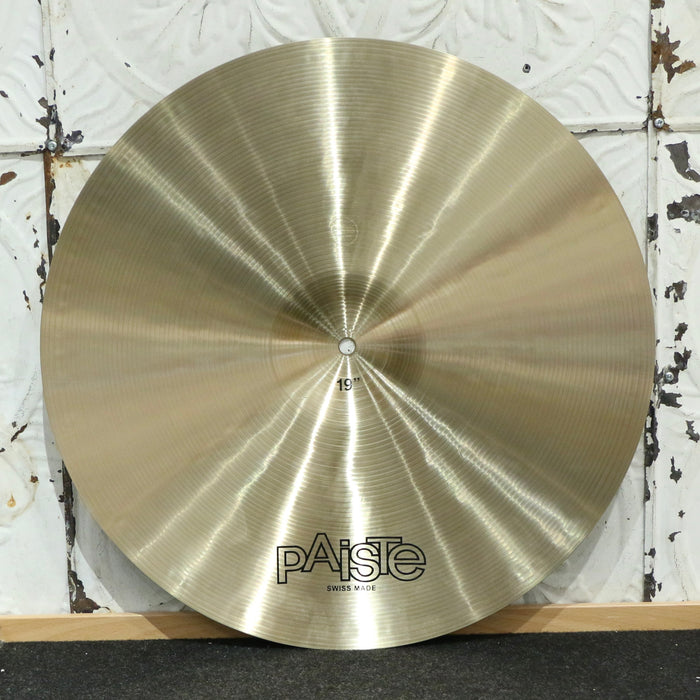 Used Paiste Formula 602 Thin Crash Cymbal 19in (1586g)