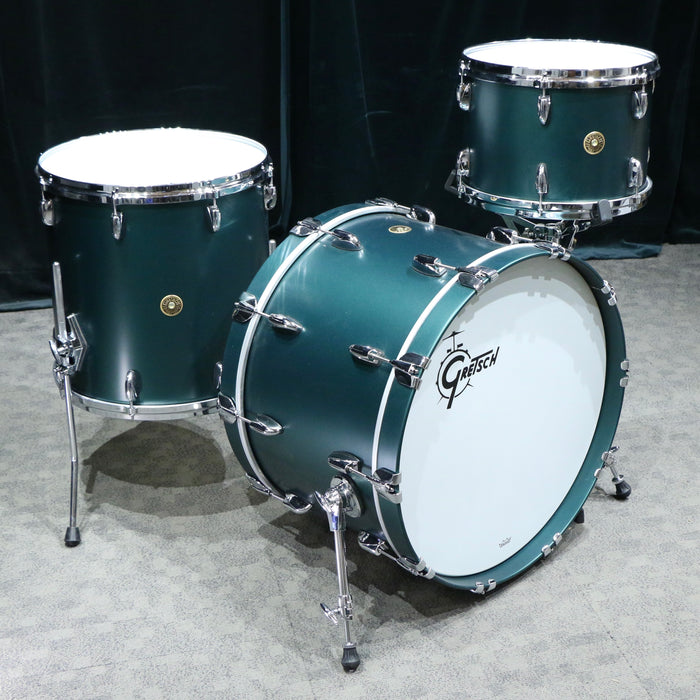 Gretsch USA Custom Drum Kit 22-13-16in - Satin Cadillac Green