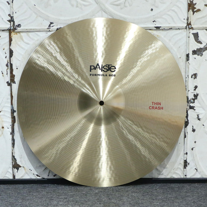 Paiste Formula 602 Thin Crash Cymbal 18in