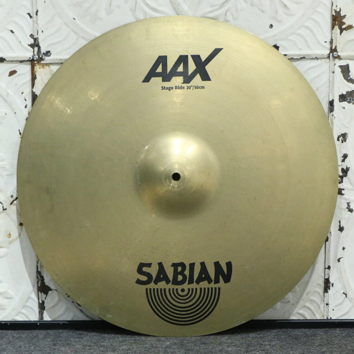 Used Sabian AAX Stage Ride Cymbal 20in (2518g)