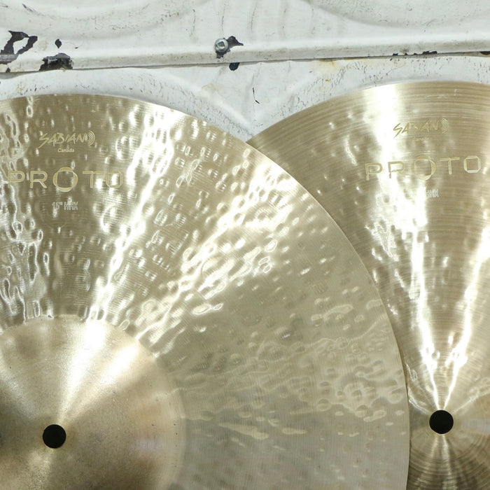 Cymbales hi-hat Sabian HHX Prototype 15po (900/986g)